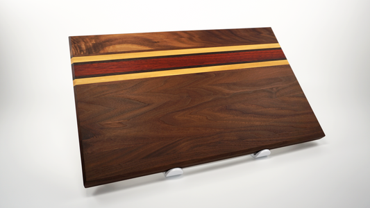 18″ x 11″ x 1.29″ Black Walnut+++