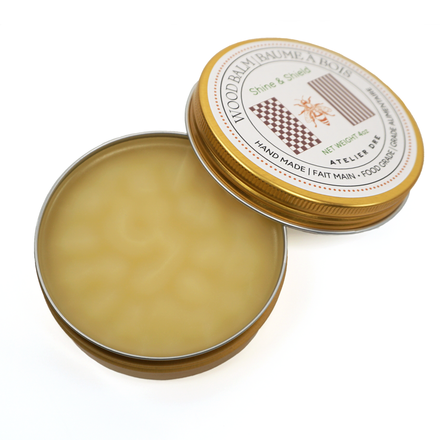 Shine & Shield - 4oz Wood balm conditioner